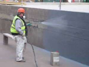1 Waterproofing walls and expansion joint
