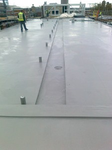 Finished waterproofing membrane 2