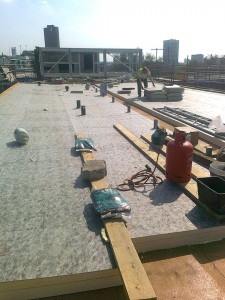 Installing tapered insulation